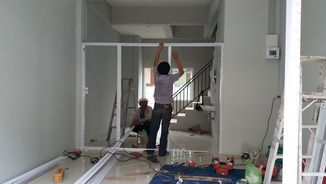 งานกระจก ฝ้า เพดาน.